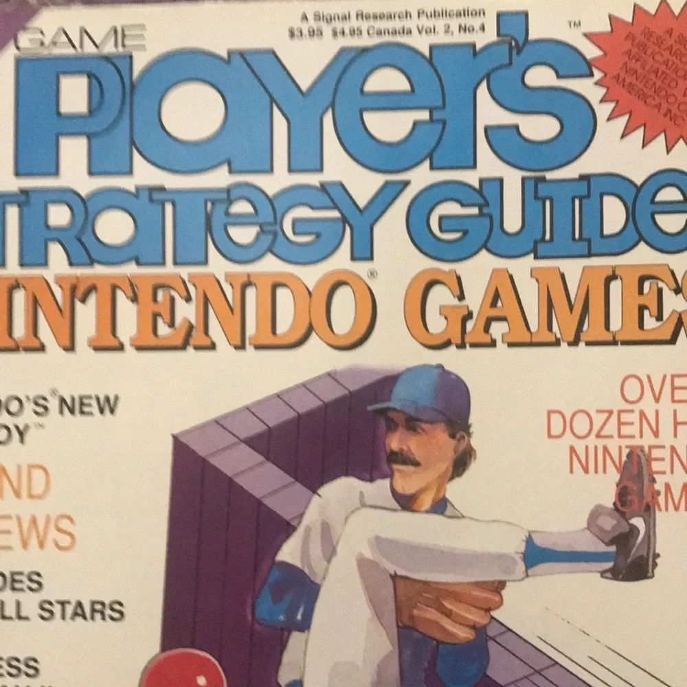 Vintage 1989 Game Player’s Strategy Guide to Nintendo Games : Vol. 2, No. 4